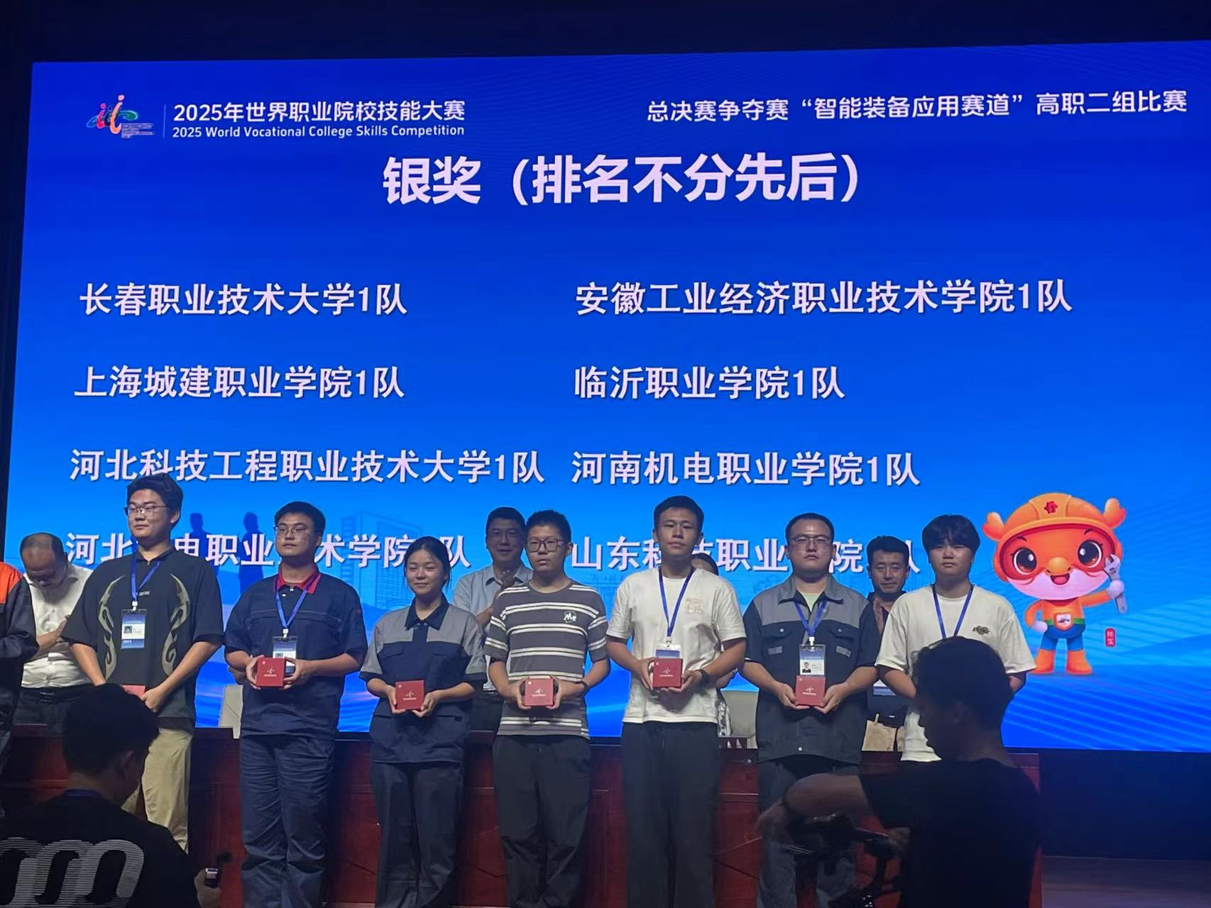 beat365荣获2025年世界职业院校技能大赛智能装备应用赛道（高职组）银奖
